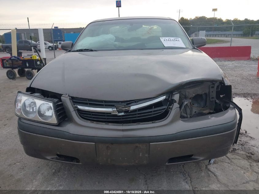 2002 Chevrolet Impala VIN: 2G1WF52E029145152 Lot: 43424581