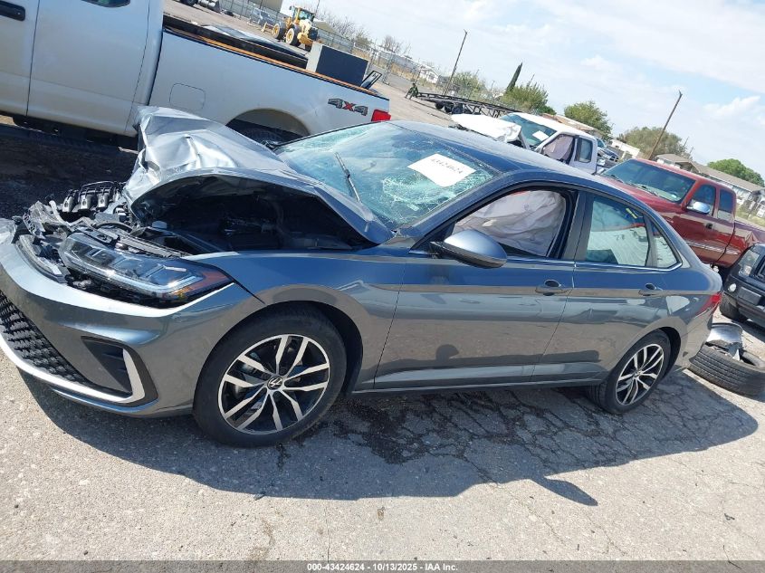 2025 Volkswagen Jetta 1.5T Se VIN: 3VW7X7BU1SM061227 Lot: 43424624