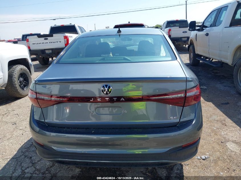 2025 Volkswagen Jetta 1.5T Se VIN: 3VW7X7BU1SM061227 Lot: 43424624