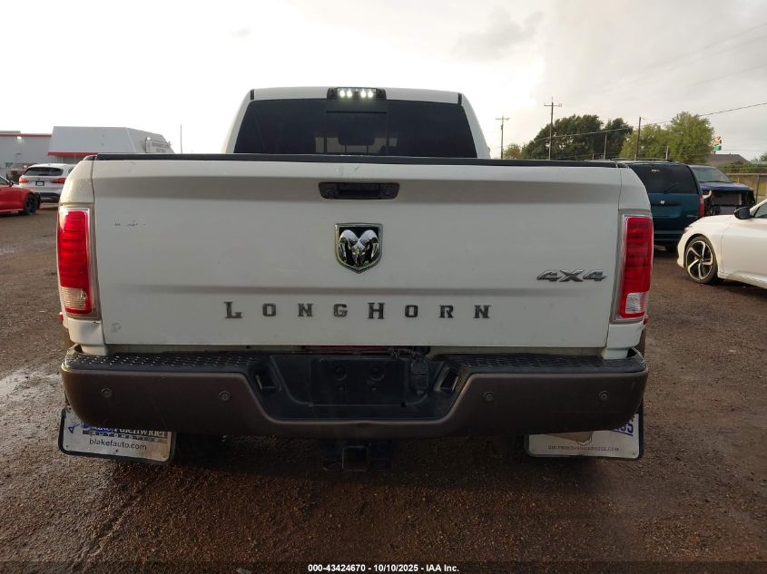 2018 Ram 3500 Laramie Longhorn 4X4 6'4 Box VIN: 3C63RRNL2JG249463 Lot: 43424670