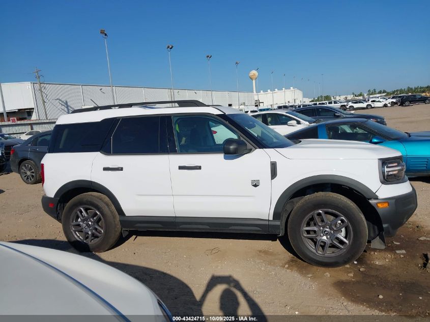 2025 Ford Bronco Sport Big Bend VIN: 3FMCR9BNXSRE34649 Lot: 43424715