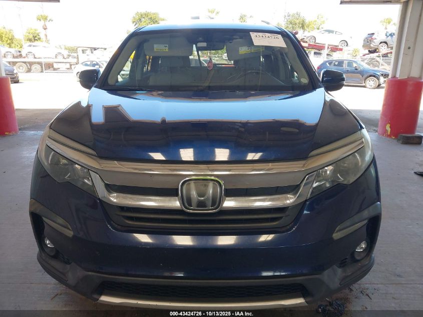 2020 Honda Pilot 2Wd Ex-L VIN: 5FNYF5H54LB007005 Lot: 43424726
