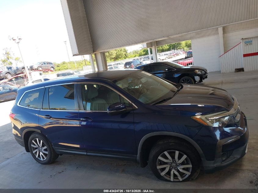 2020 Honda Pilot 2Wd Ex-L VIN: 5FNYF5H54LB007005 Lot: 43424726