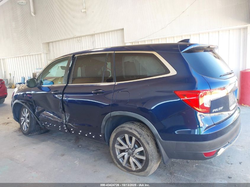 2020 Honda Pilot 2Wd Ex-L VIN: 5FNYF5H54LB007005 Lot: 43424726