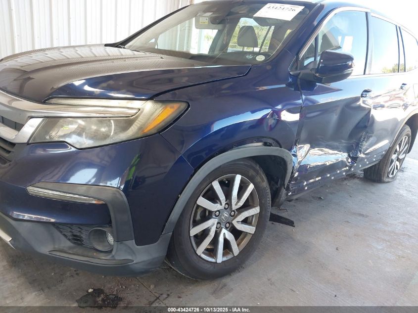 2020 Honda Pilot 2Wd Ex-L VIN: 5FNYF5H54LB007005 Lot: 43424726