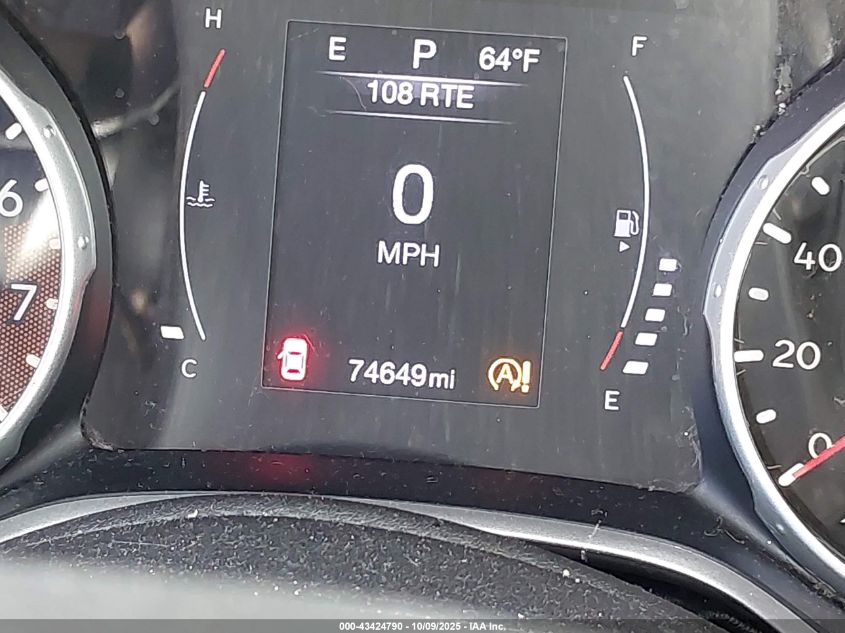 2019 Jeep Compass Sport Fwd VIN: 3C4NJCAB9KT819826 Lot: 43424790