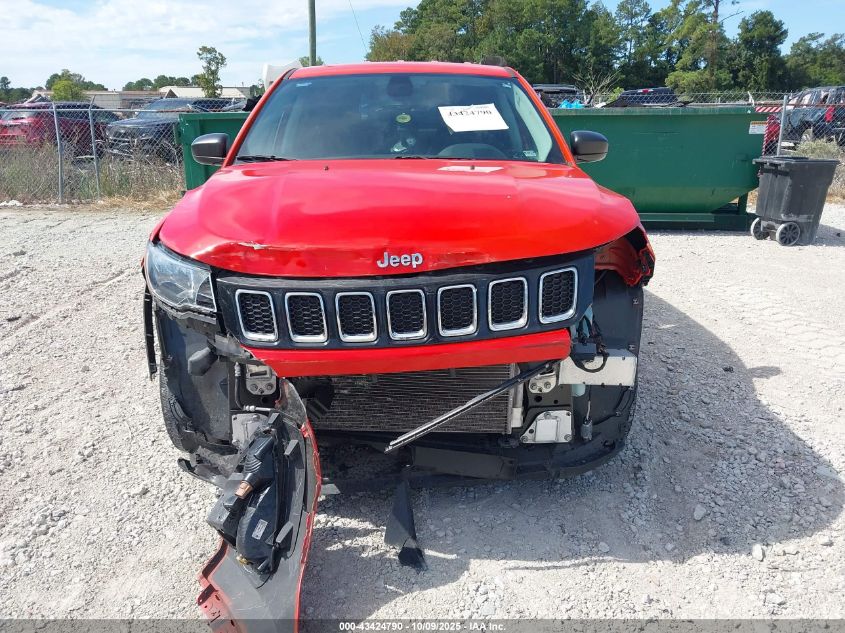 2019 Jeep Compass Sport Fwd VIN: 3C4NJCAB9KT819826 Lot: 43424790