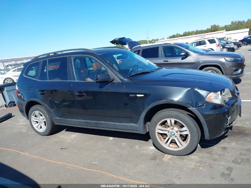 2006 BMW X3 3.0I VIN: WBXPA93406WG90004 Lot: 43424799