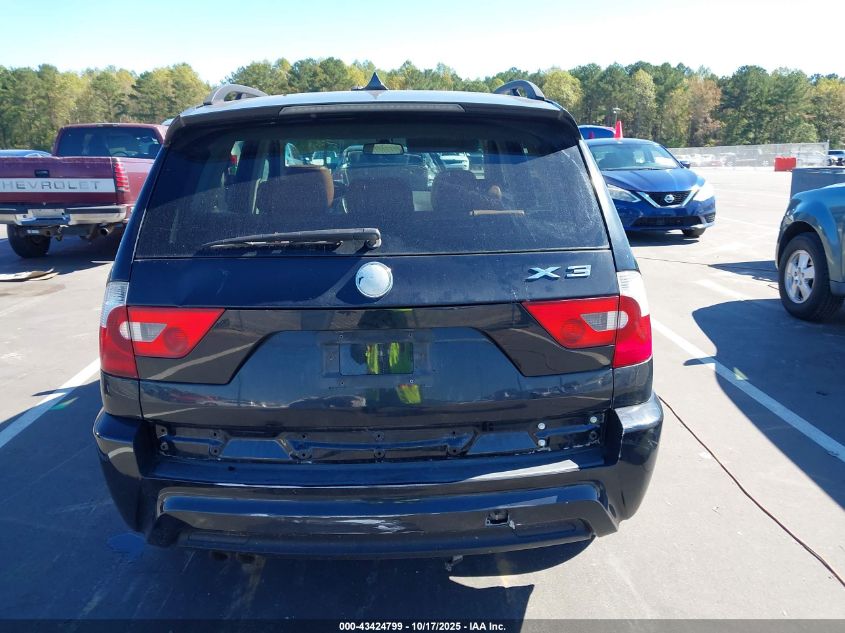 2006 BMW X3 3.0I VIN: WBXPA93406WG90004 Lot: 43424799