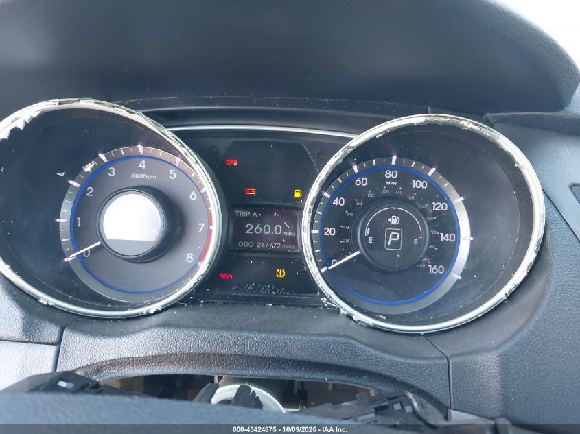 2011 Hyundai Sonata Gls VIN: 5NPEB4AC3BH053104 Lot: 43424875