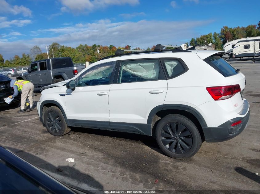 2022 Volkswagen Taos 1.5T S VIN: 3VVAX7B21NM078879 Lot: 43424901