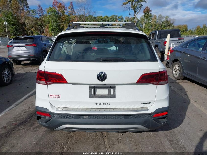 2022 Volkswagen Taos 1.5T S VIN: 3VVAX7B21NM078879 Lot: 43424901