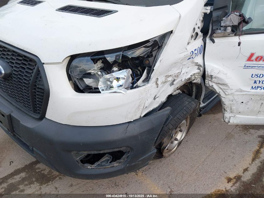 2021 Ford Transit-350 Cargo Van VIN: 1FTBW3X83MKA14067 Lot: 43424915