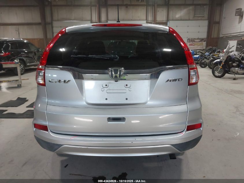 2016 Honda Cr-V Ex VIN: 2HKRM4H59GH625299 Lot: 43424926