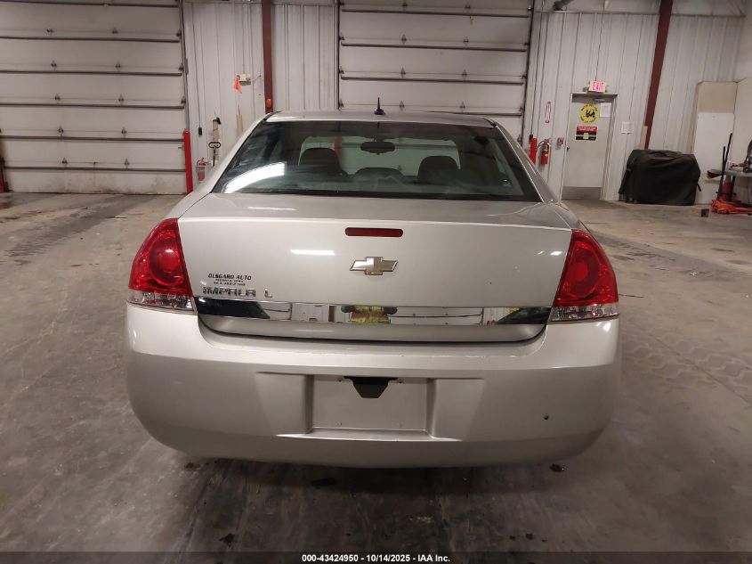 2008 Chevrolet Impala Lt VIN: 2G1WT58N089261427 Lot: 43424950
