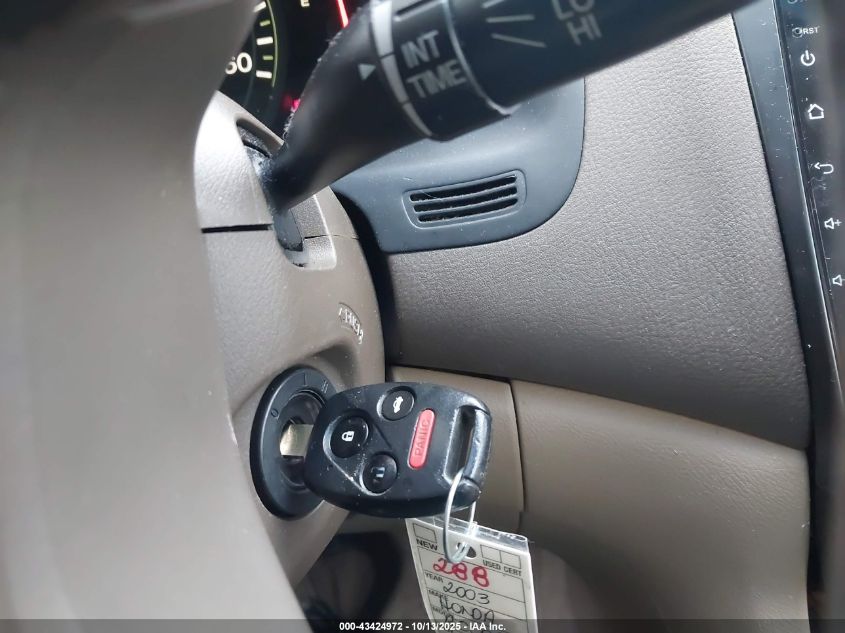 2003 Honda Accord 2.4 Ex VIN: JHMCM56643C031375 Lot: 43424972