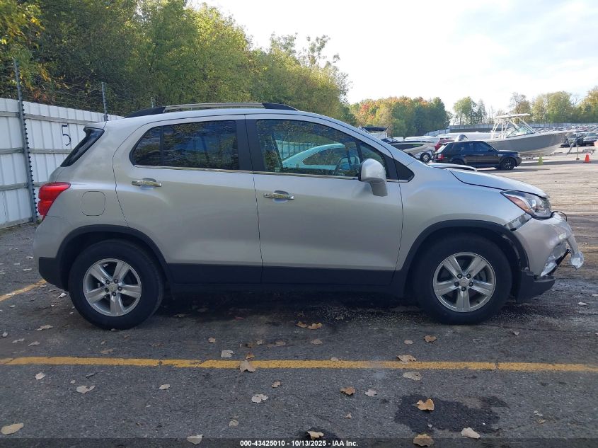 2019 Chevrolet Trax Lt VIN: KL7CJLSB0KB781813 Lot: 43425010