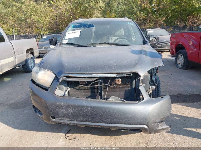 2010 Toyota Highlander Sport V6 VIN: 5TDEK3EH6AS001295 Lot: 43425079