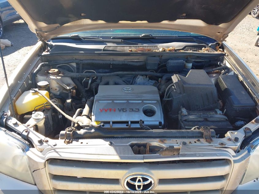 2005 Toyota Highlander Limited V6 VIN: JTEEP21AX50070712 Lot: 43425084