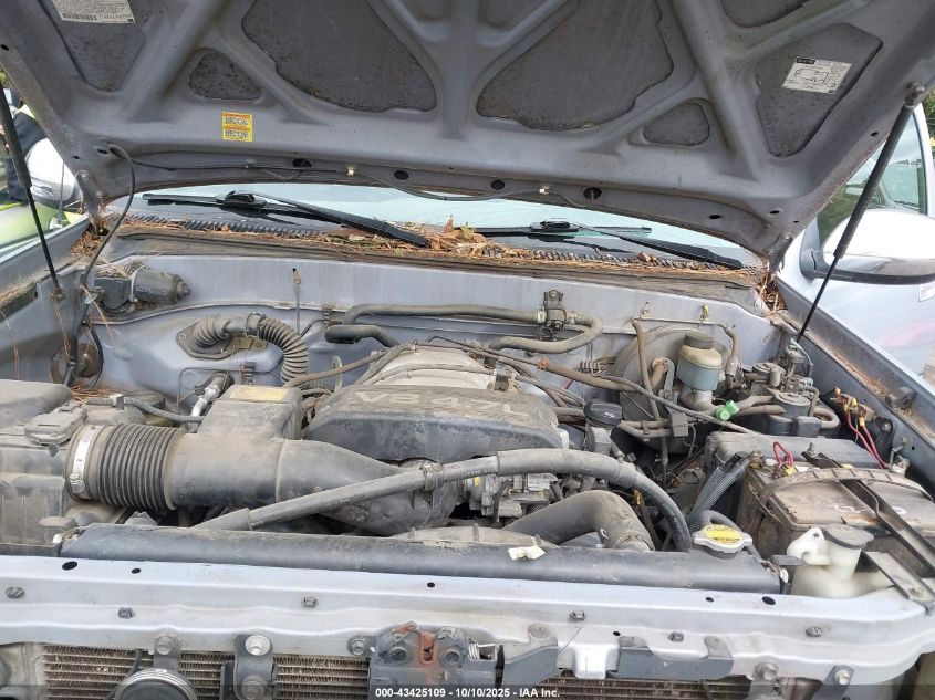 2000 Toyota Tundra Sr5 V8 VIN: 5TBRT3411YS109605 Lot: 43425109