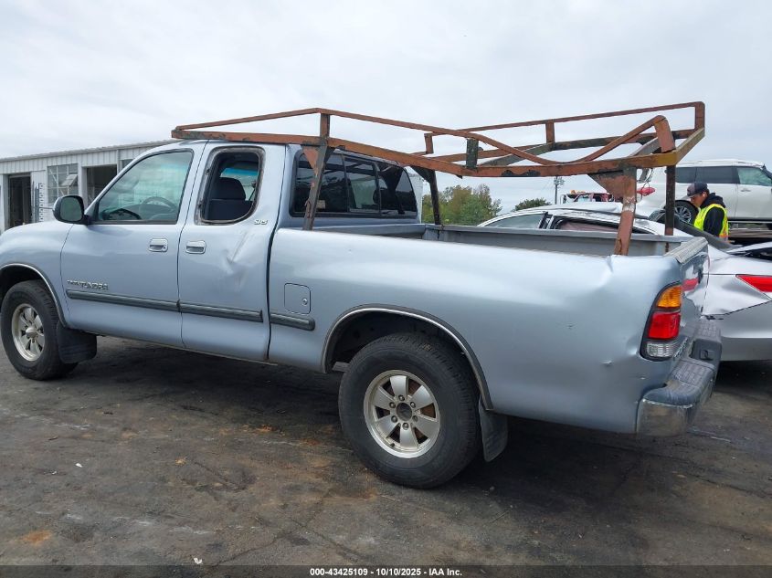 2000 Toyota Tundra Sr5 V8 VIN: 5TBRT3411YS109605 Lot: 43425109