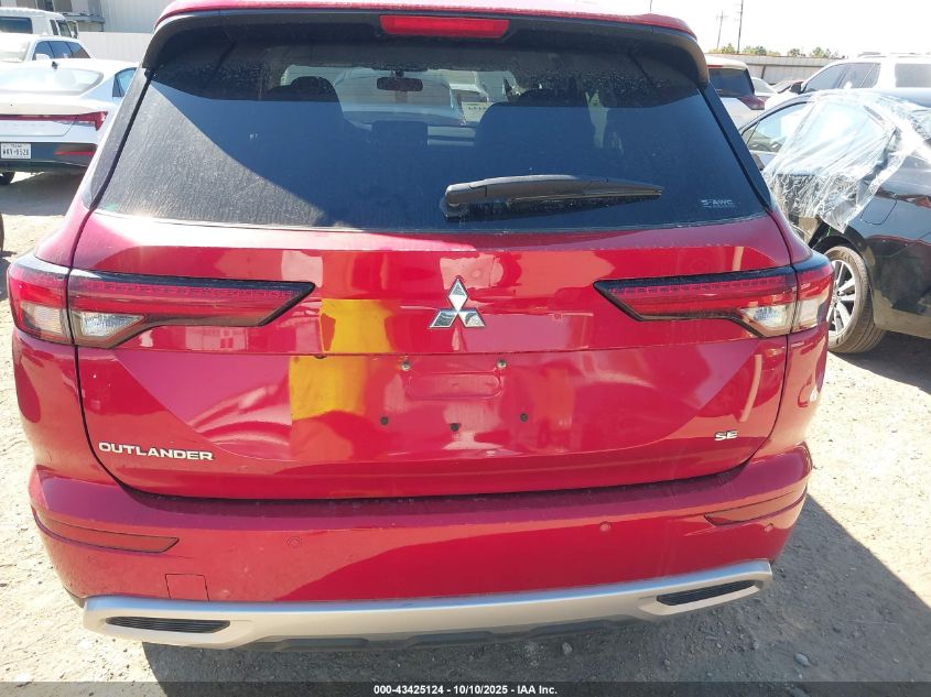 2024 Mitsubishi Outlander Se 2.5 S-Awc/Se Black Edition S-Awc/Se Black Edition W/Pano Roof S-Awc/Se Ralliart S-Awc VIN: JA4J4VA88RZ071914 Lot: 43425124