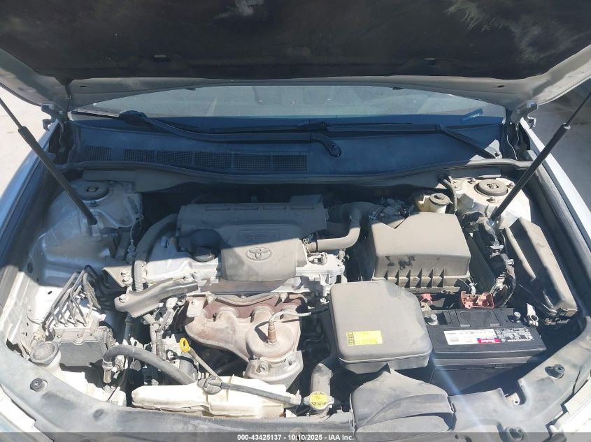 2012 Toyota Camry Le VIN: 4T4BF1FK3CR162743 Lot: 43425137