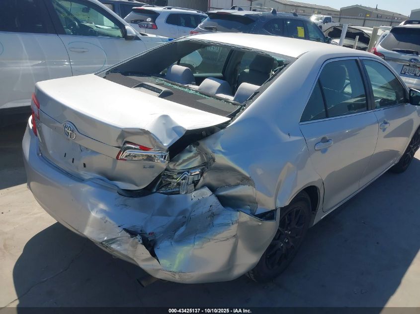 2012 Toyota Camry Le VIN: 4T4BF1FK3CR162743 Lot: 43425137