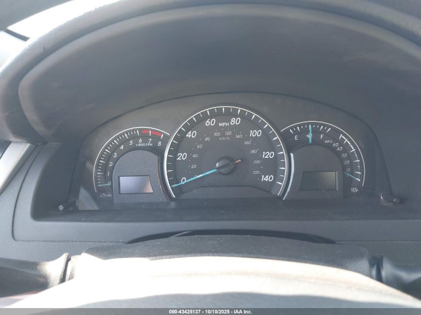 2012 Toyota Camry Le VIN: 4T4BF1FK3CR162743 Lot: 43425137