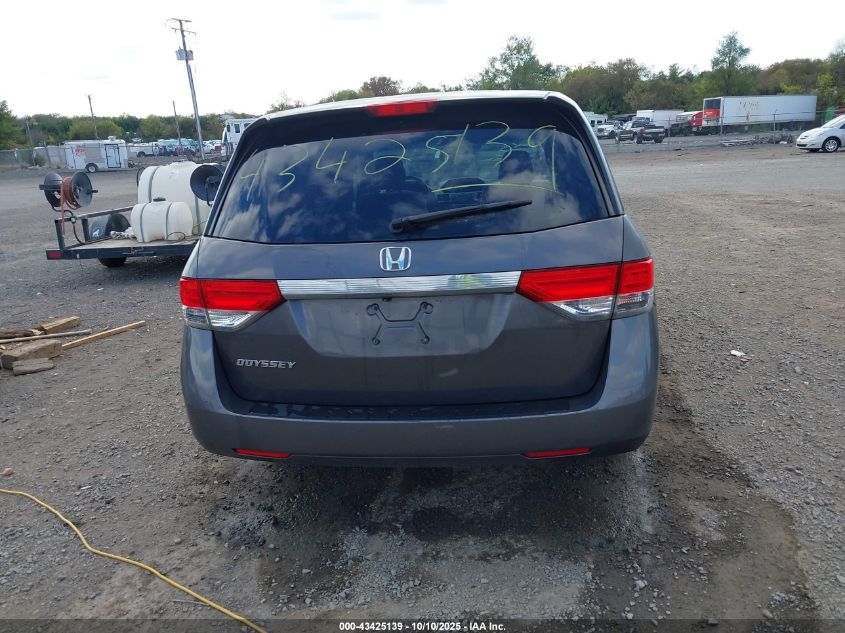 2014 Honda Odyssey Ex VIN: 5FNRL5H43EB027429 Lot: 43425139