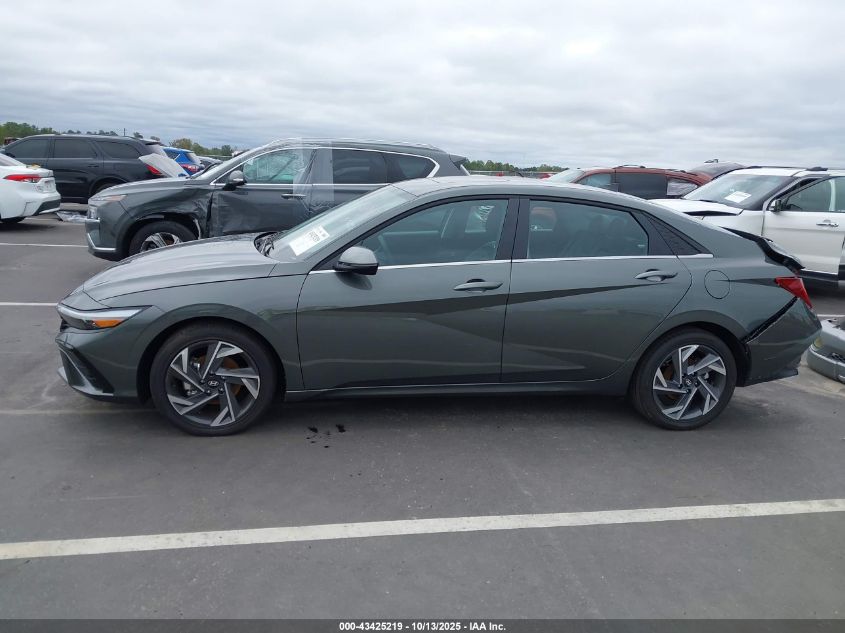 2025 Hyundai Elantra Limited VIN: KMHLP4DG5SU053274 Lot: 43425219