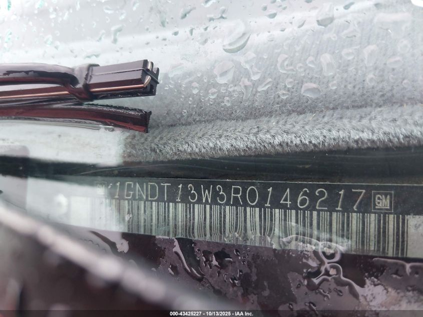 1994 Chevrolet Blazer S10 VIN: 1GNDT13W3R0146217 Lot: 43425227