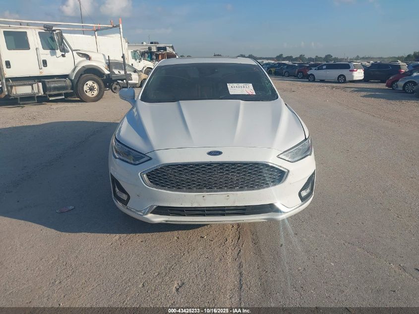 2020 Ford Fusion Titanium VIN: 3FA6P0K92LR134097 Lot: 43425233