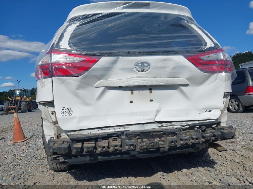 2015 Toyota Sienna Le 8 Passenger VIN: 5TDKK3DCXFS647083 Lot: 43425270