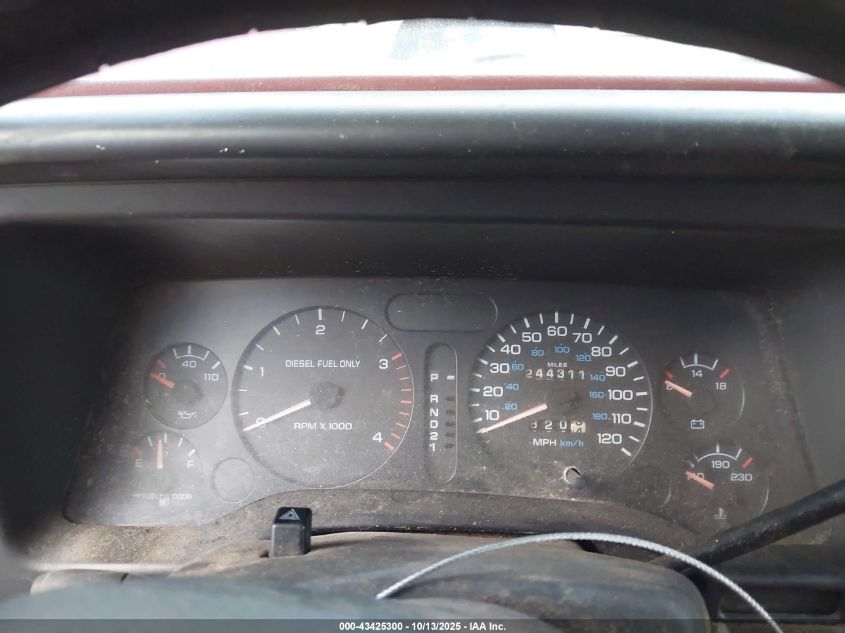 1995 Dodge Ram 2500 VIN: 1B7KC26C1SS347857 Lot: 43425300