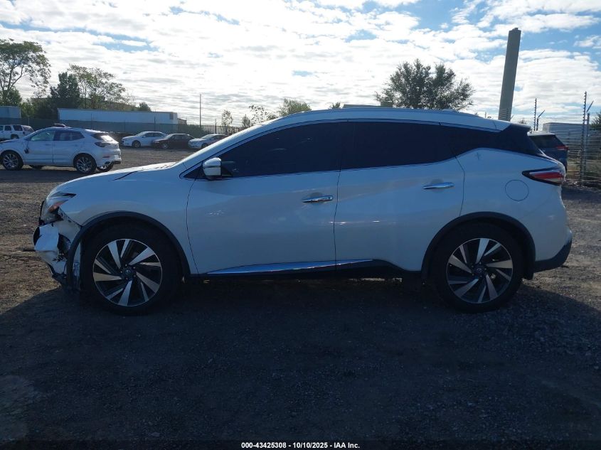 2018 Nissan Murano Platinum VIN: 5N1AZ2MH4JN170268 Lot: 43425308