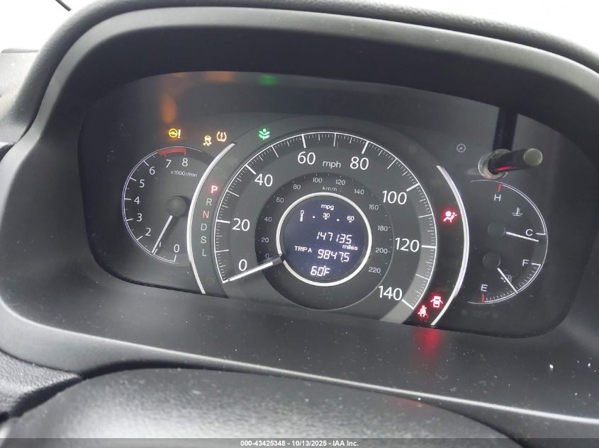 2015 Honda Cr-V Ex-L VIN: 2HKRM4H7XFH609029 Lot: 43425348