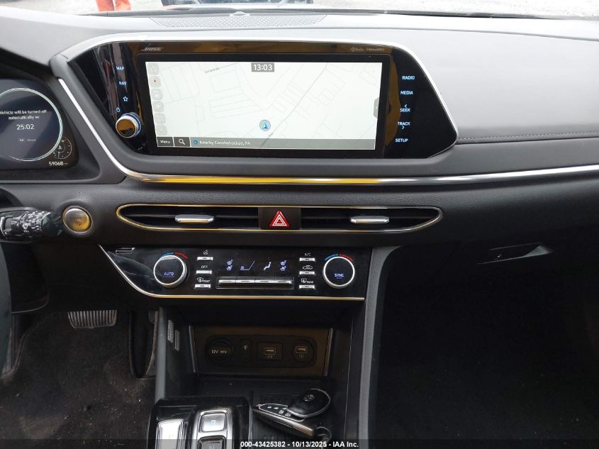 2022 Hyundai Sonata Limited VIN: KMHL34J29NA214476 Lot: 43425382