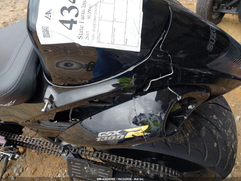 2015 Suzuki Gsx1300 Ra VIN: JS1GX72B5F2100345 Lot: 43425384