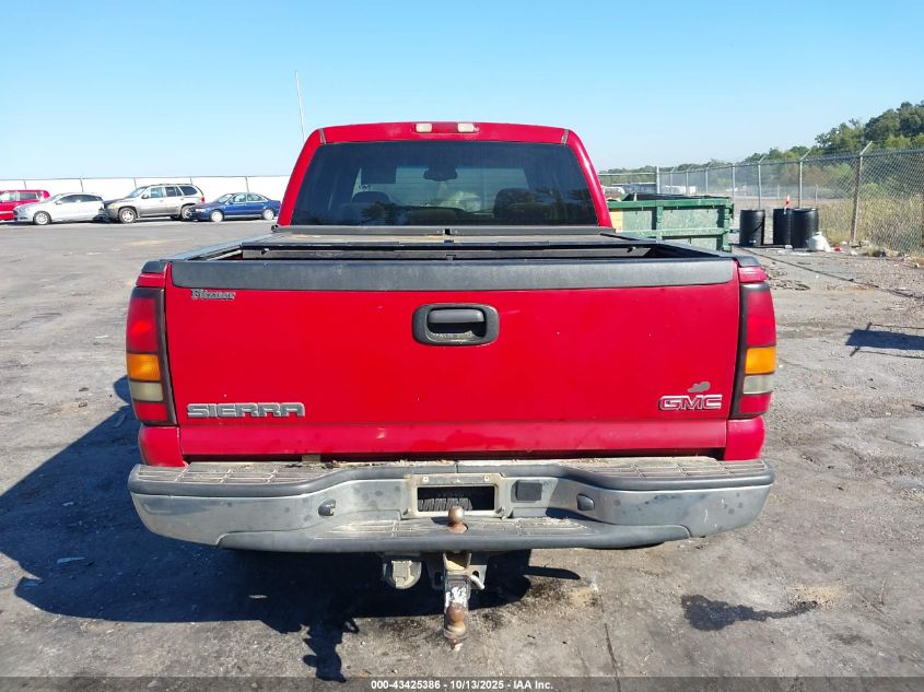 2006 GMC Sierra 1500 Sle2 VIN: 2GTEK13TX61129694 Lot: 43425386