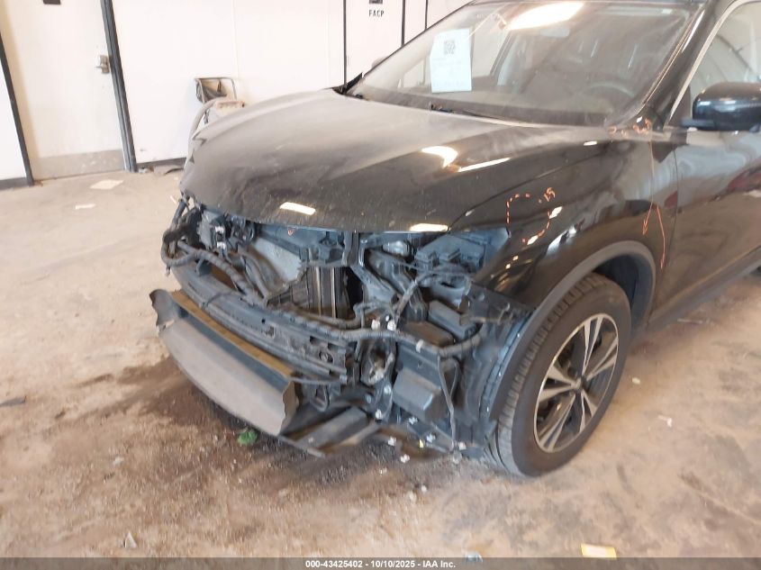 2019 Nissan Rogue Sv VIN: JN8AT2MV1KW389555 Lot: 43425402