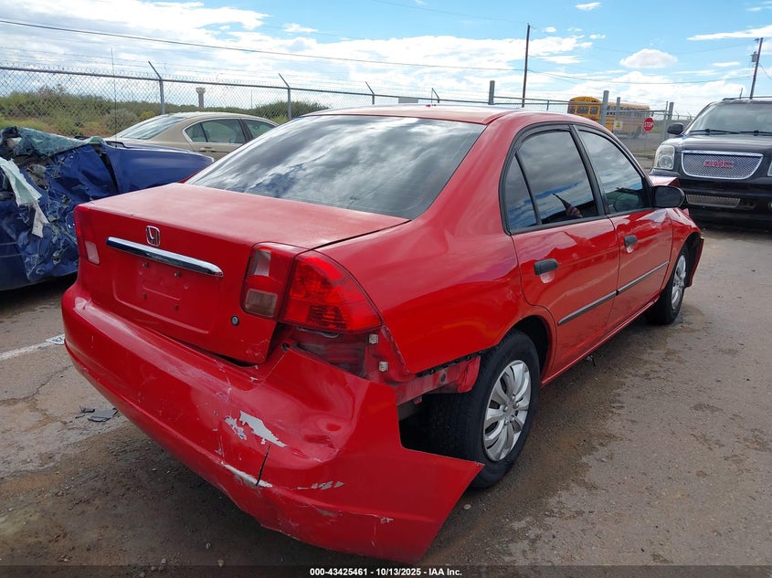 1HGES16365L025077 2005 HONDA CIVIC photo no. 4