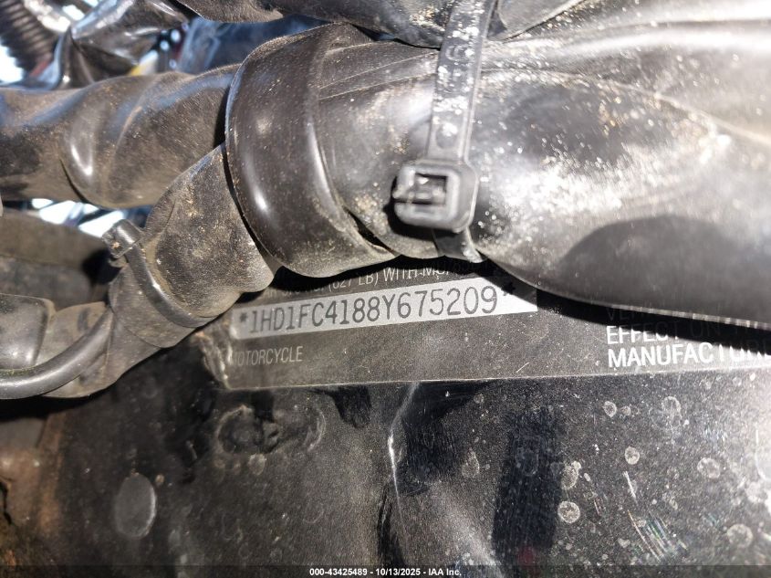 2008 Harley-Davidson Flhtcui VIN: 1HD1FC4188Y675209 Lot: 43425489