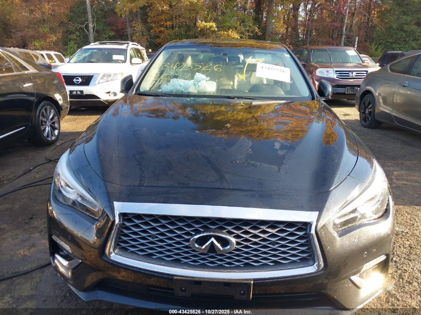 2021 Infiniti Q50 Luxe Awd VIN: JN1EV7BR0MM756179 Lot: 43425526
