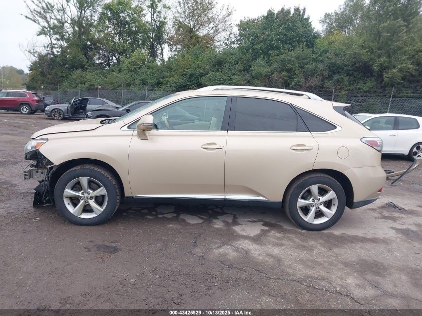 2010 Lexus Rx 350 VIN: 2T2BK1BA3AC039280 Lot: 43425529