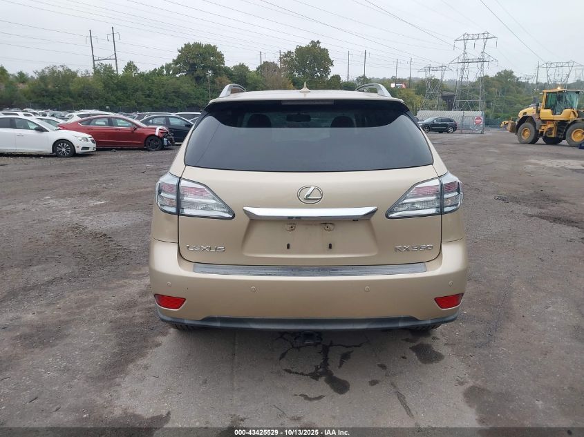 2010 Lexus Rx 350 VIN: 2T2BK1BA3AC039280 Lot: 43425529