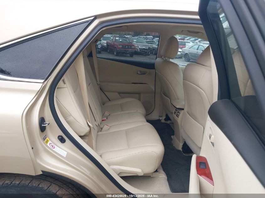 2010 Lexus Rx 350 VIN: 2T2BK1BA3AC039280 Lot: 43425529