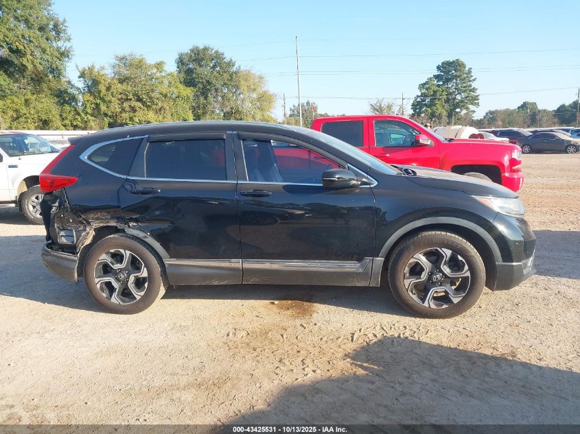 2017 Honda Cr-V Touring VIN: 7FARW1H91HE028762 Lot: 43425531