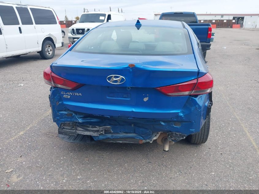 2017 Hyundai Elantra Se VIN: 5NPD74LF4HH126106 Lot: 43425562