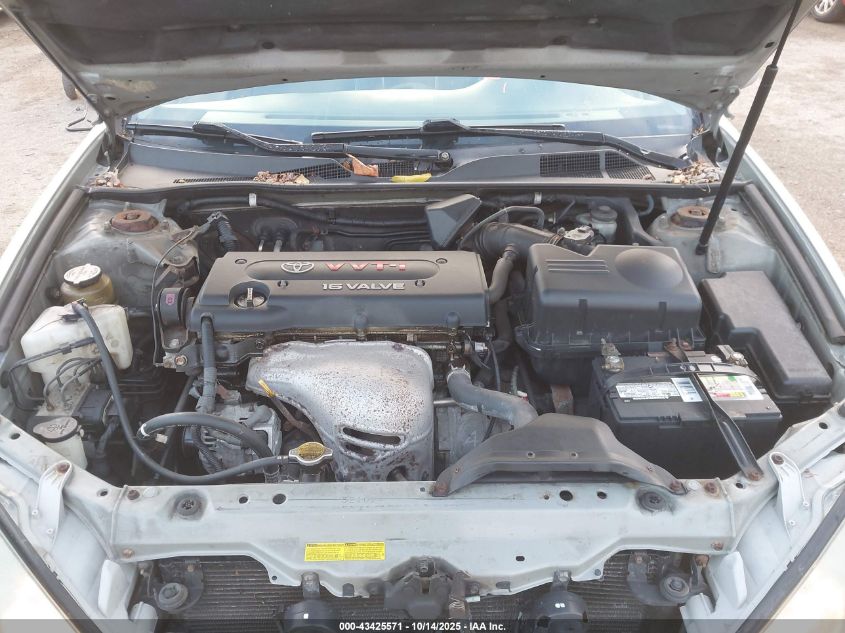 2002 Toyota Camry Le VIN: 4T1BE32K22U010806 Lot: 43425571